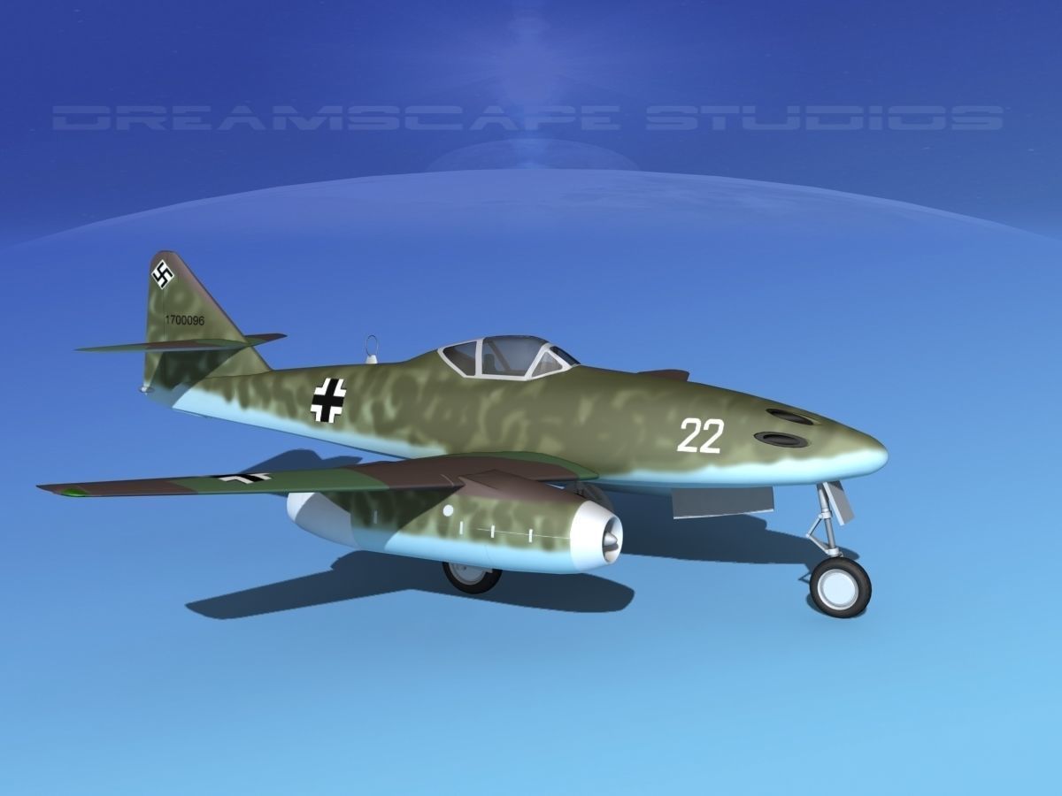 Messerschmitt ME-262A1 Swallow V10 3D model_3