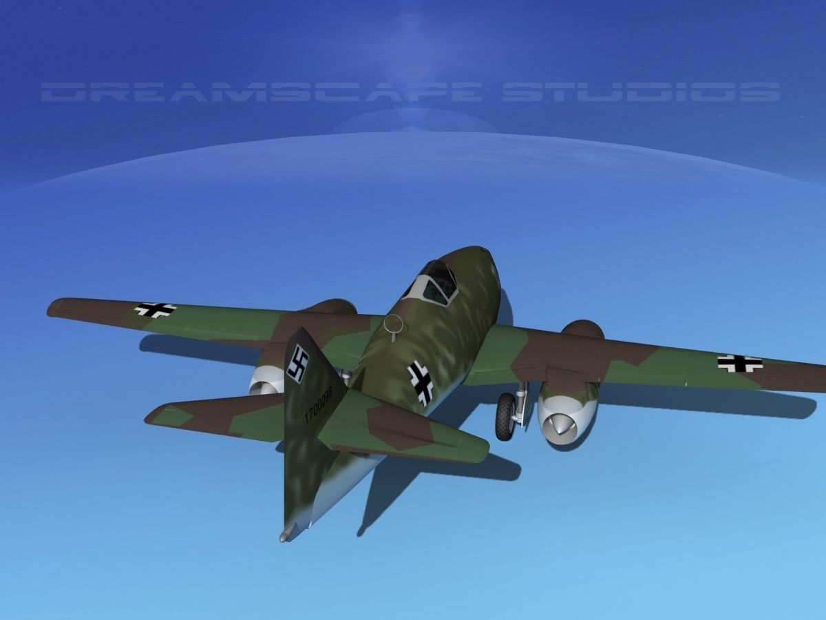 Messerschmitt ME-262A1 Swallow V10 3D model_6