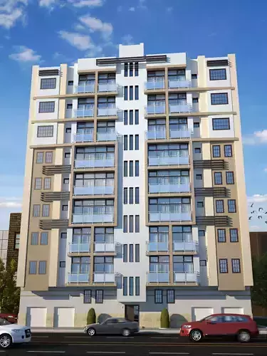 Modern residential building