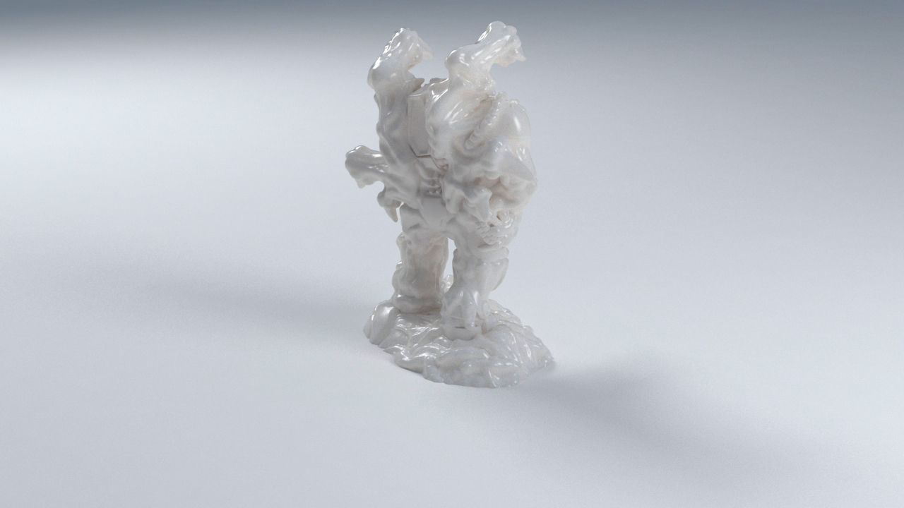 Infested Terran 3D print model_11