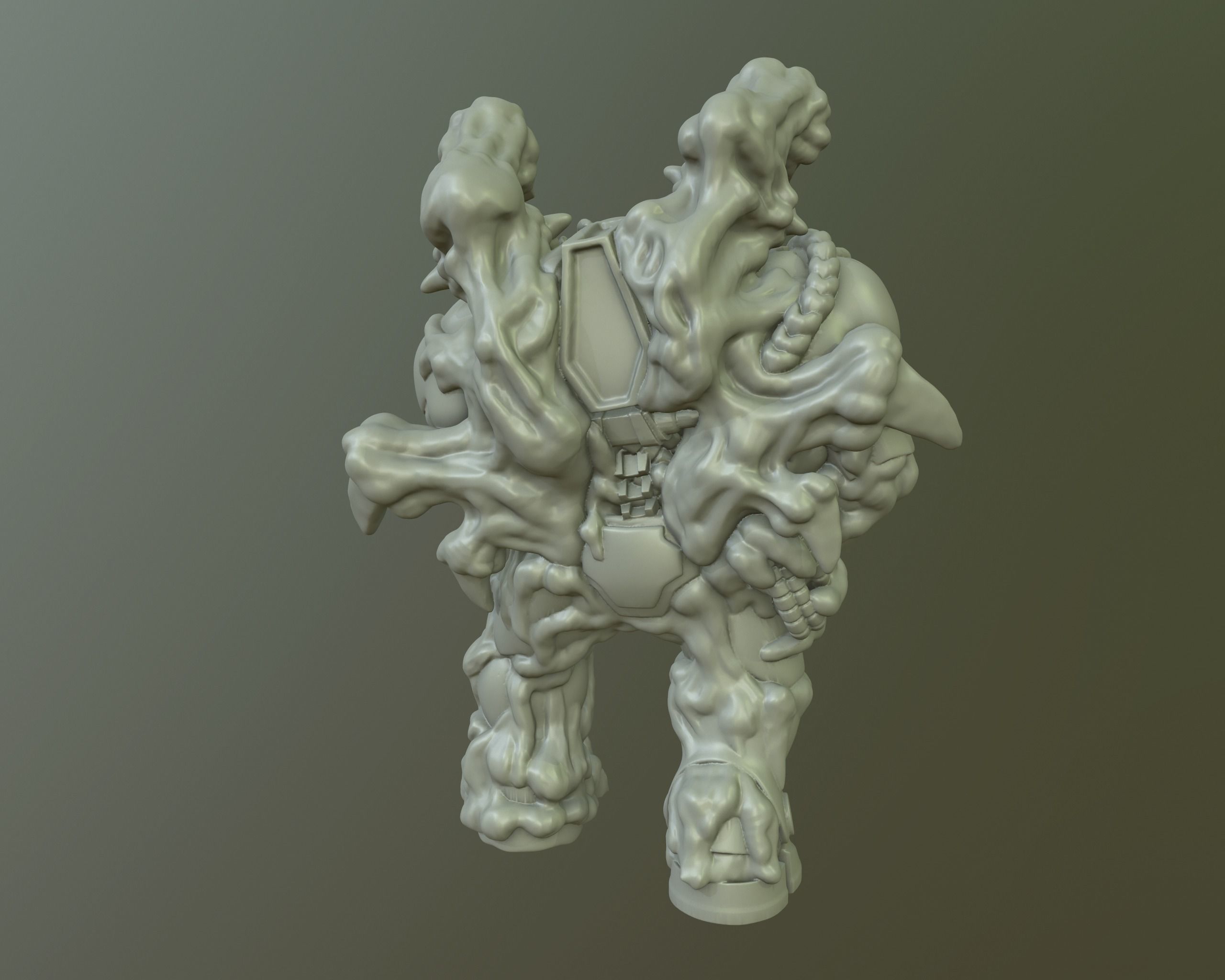 Infested Terran 3D print model_7