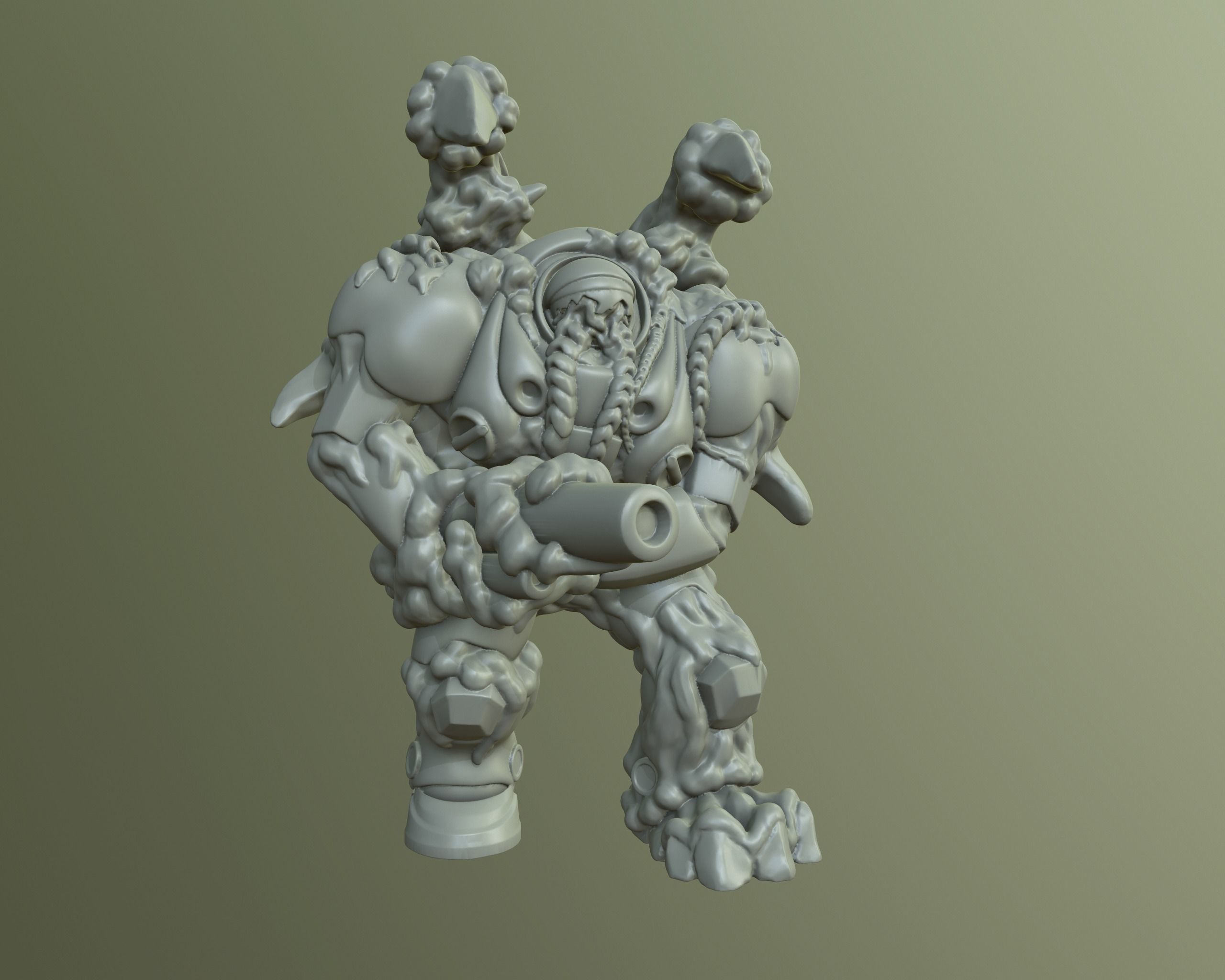 Infested Terran 3D print model_5