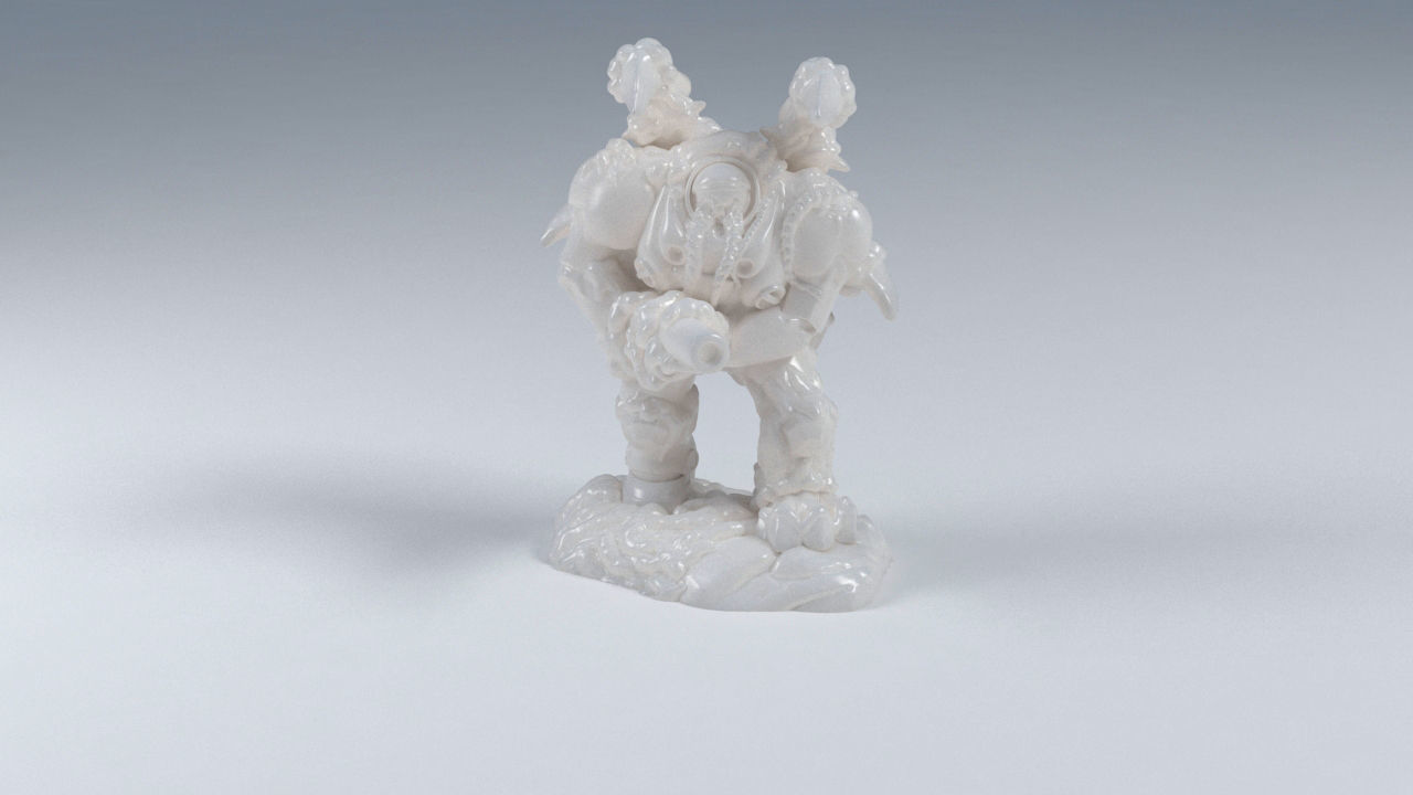 Infested Terran 3D print model_8