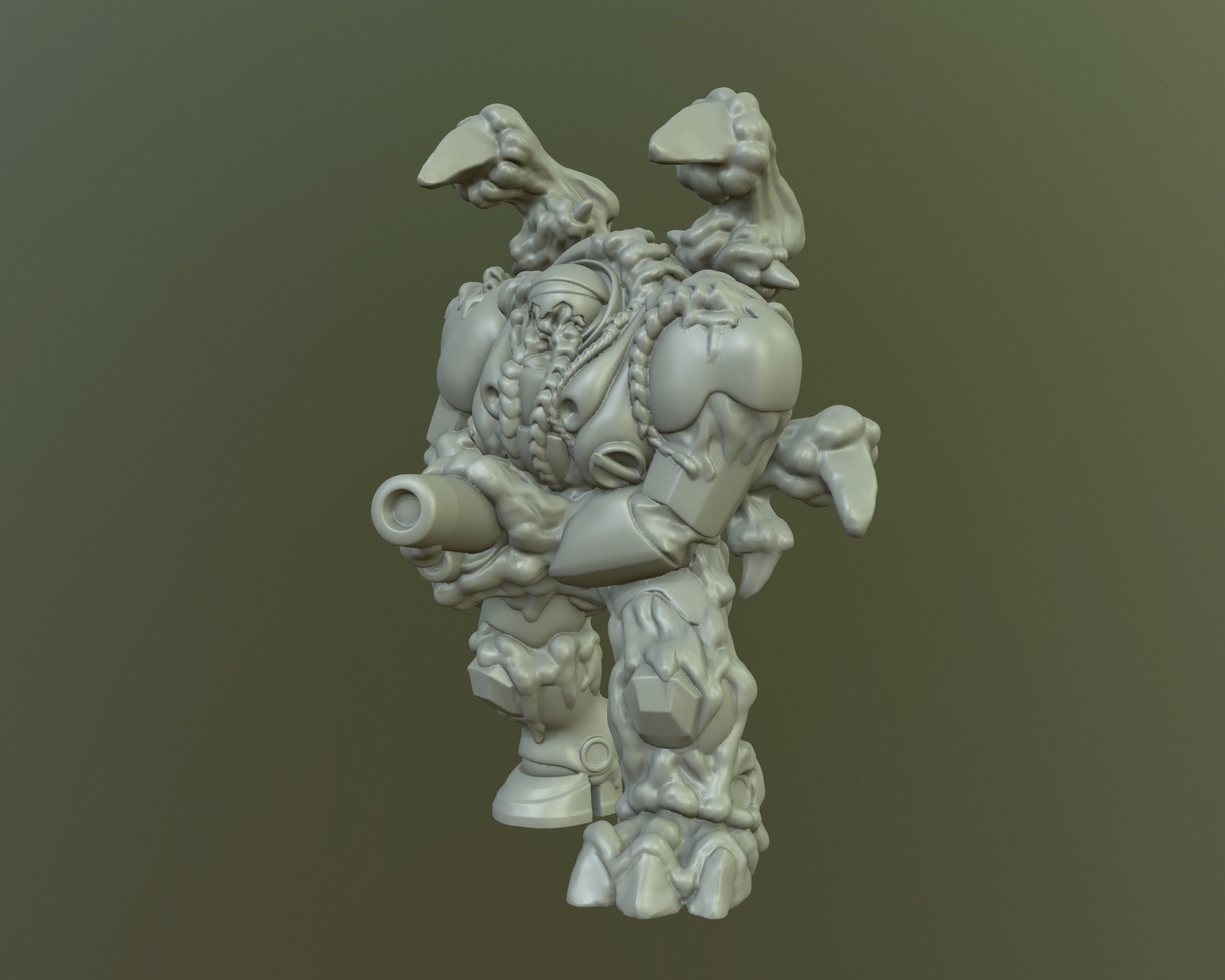 Infested Terran 3D print model_6