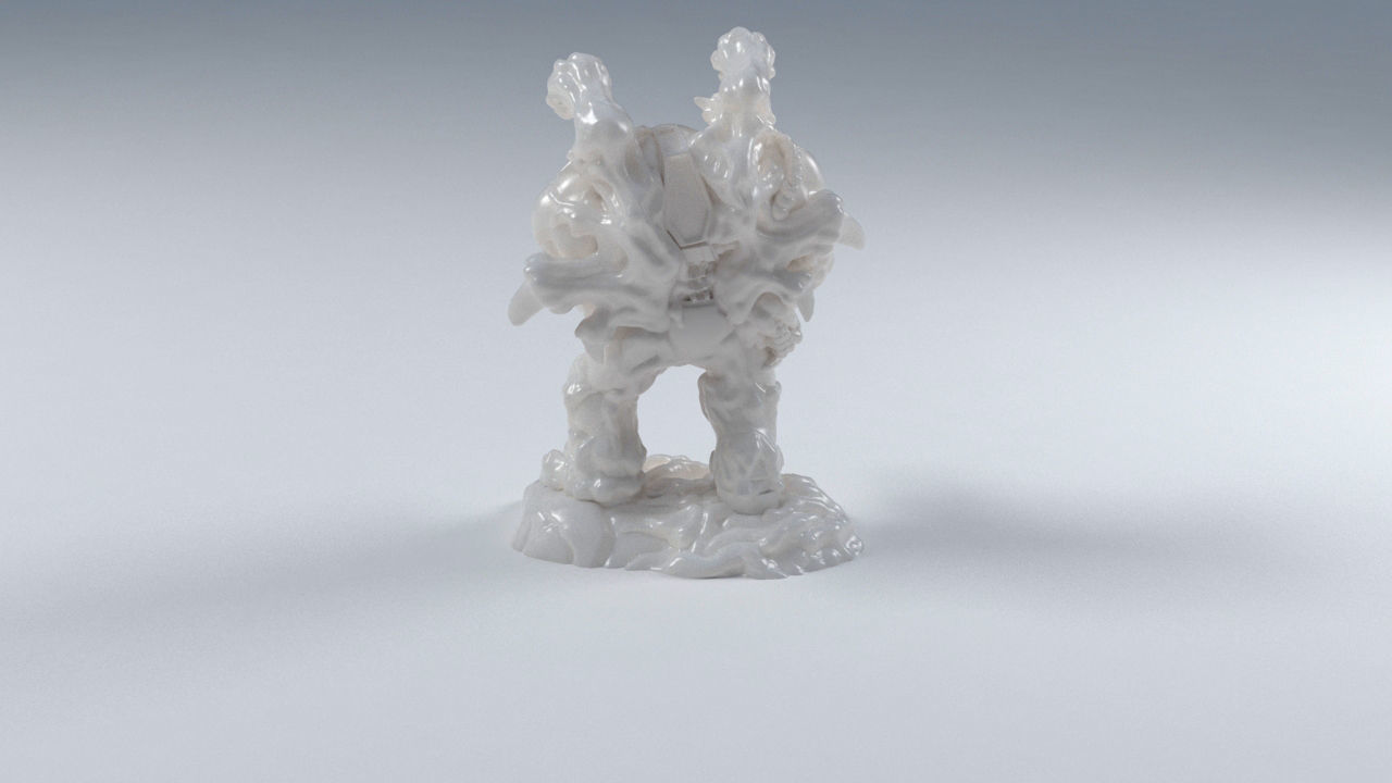 Infested Terran 3D print model_12