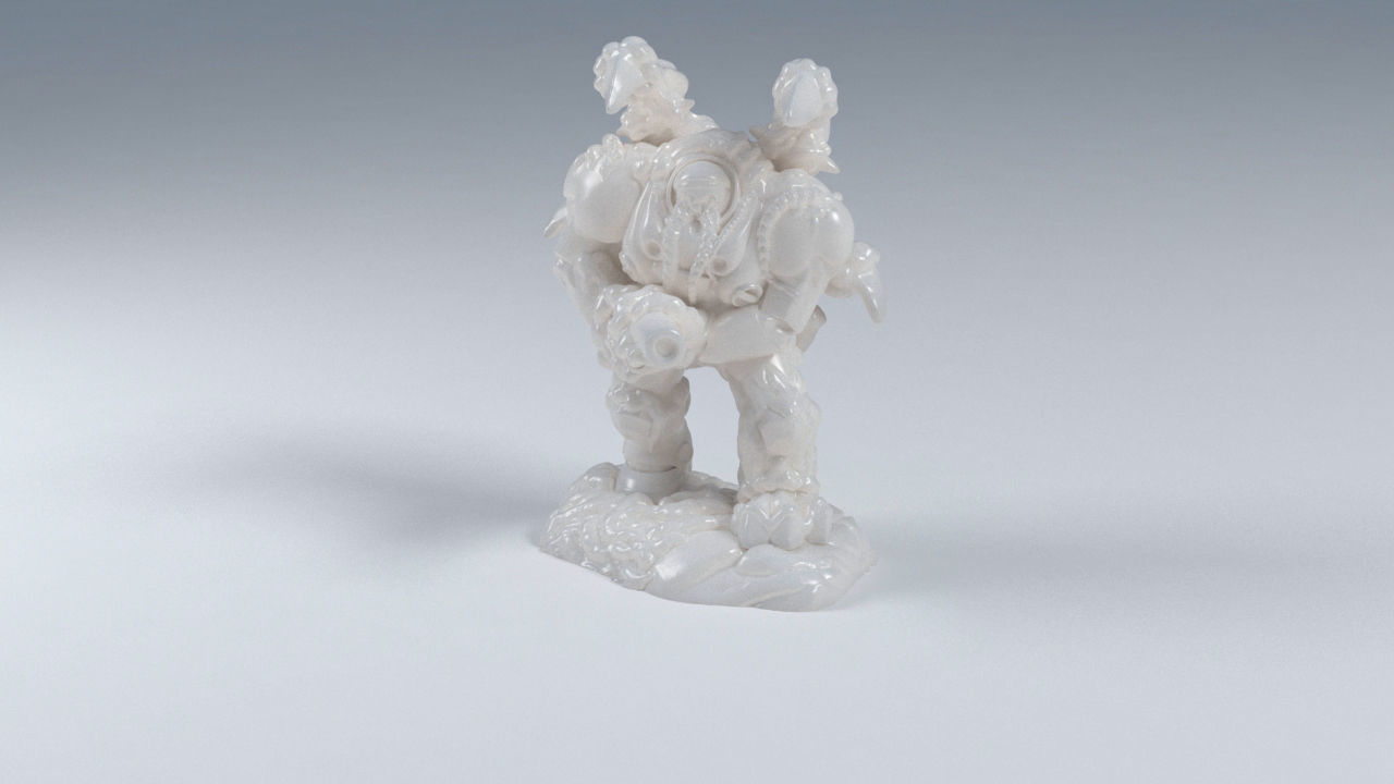 Infested Terran 3D print model_16