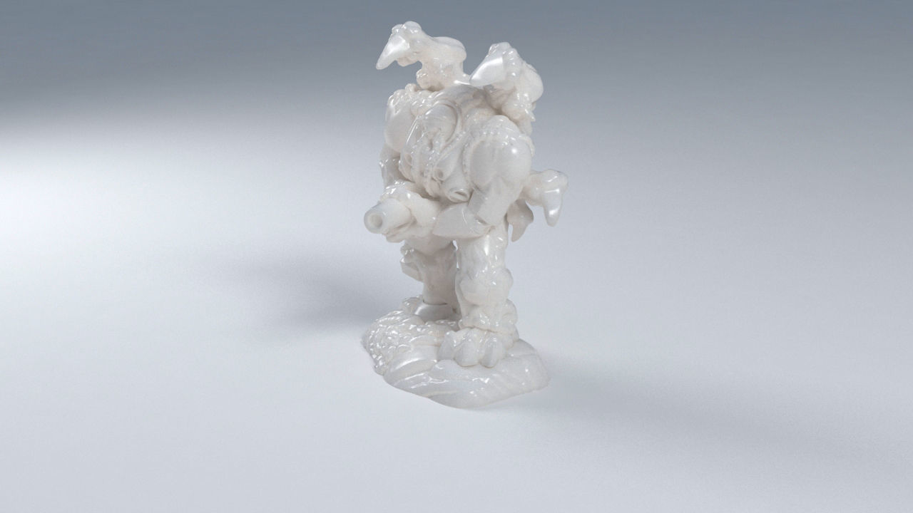 Infested Terran 3D print model_15