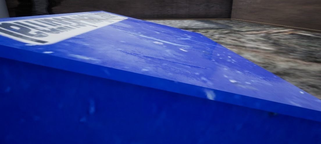 London news stand Low-poly 3D model_2