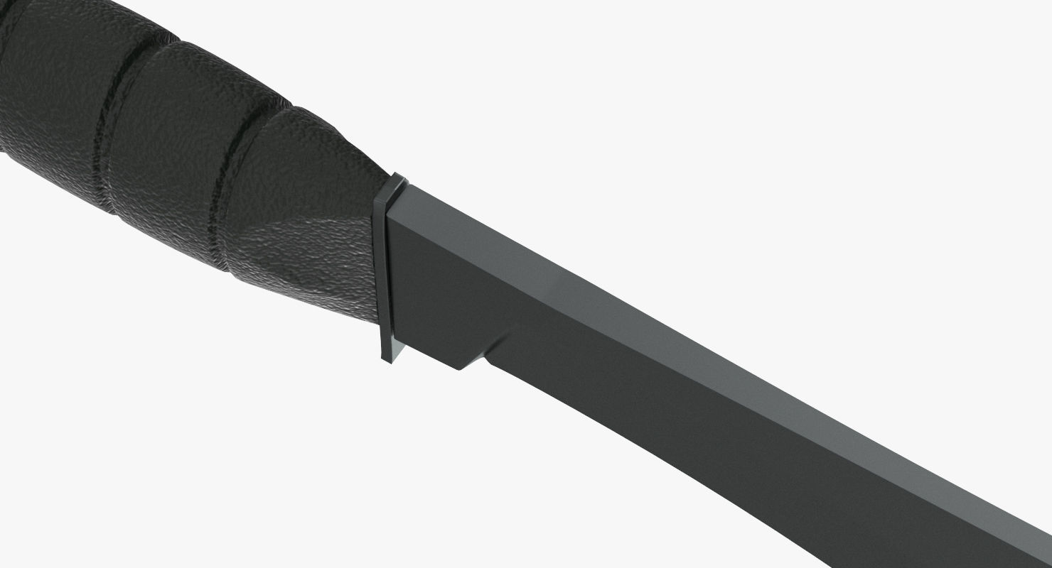 Kukri knife 3D model_7