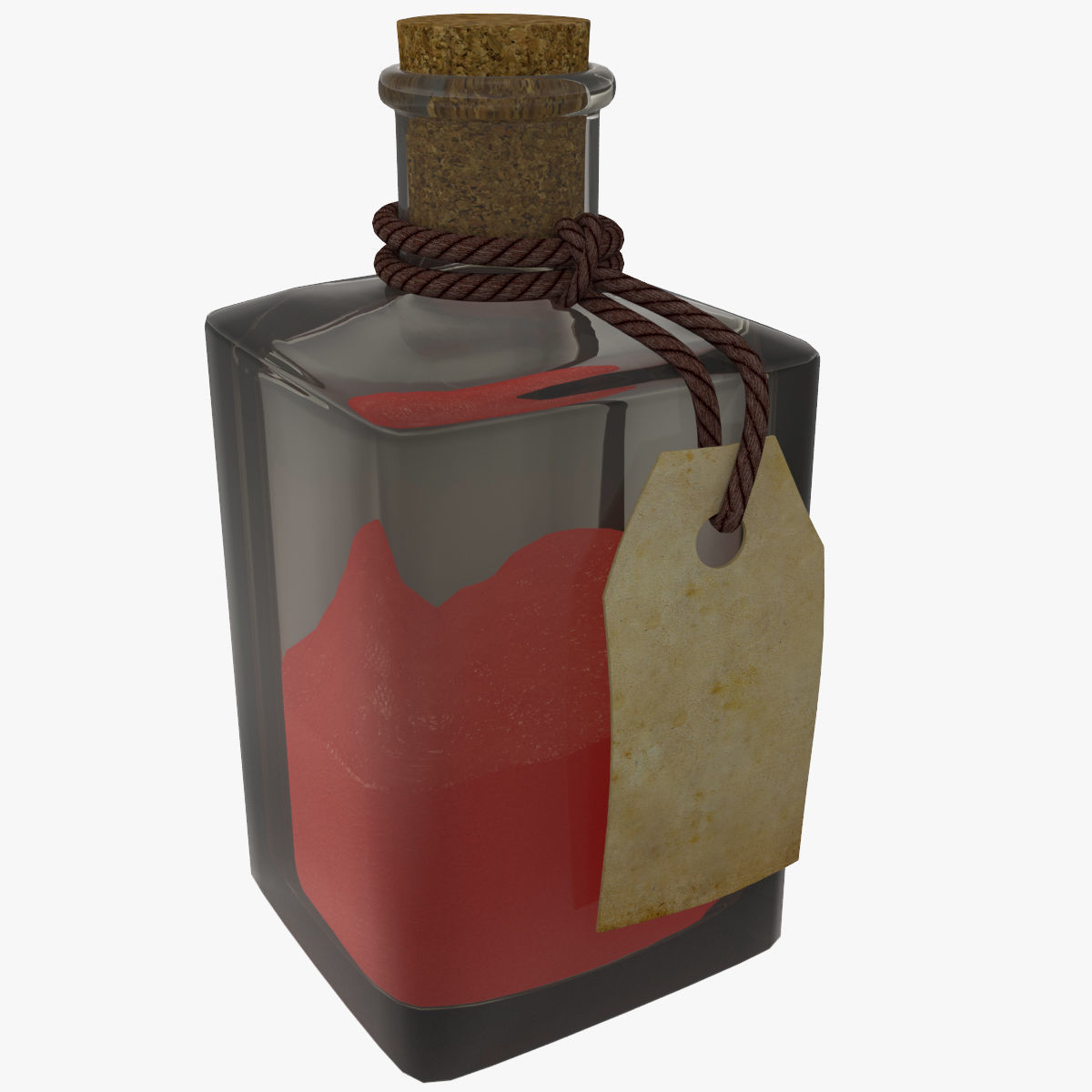 Potion Bottle Magic 3D model_2