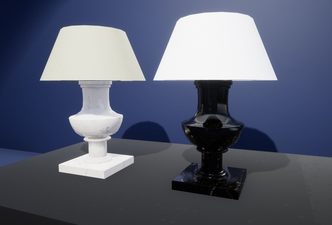 Table Lamp Free low-poly 3D model