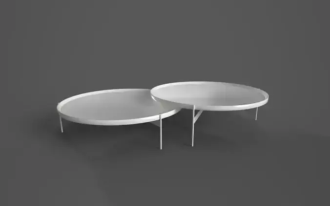 Abaco Modern Round Cocktail Table