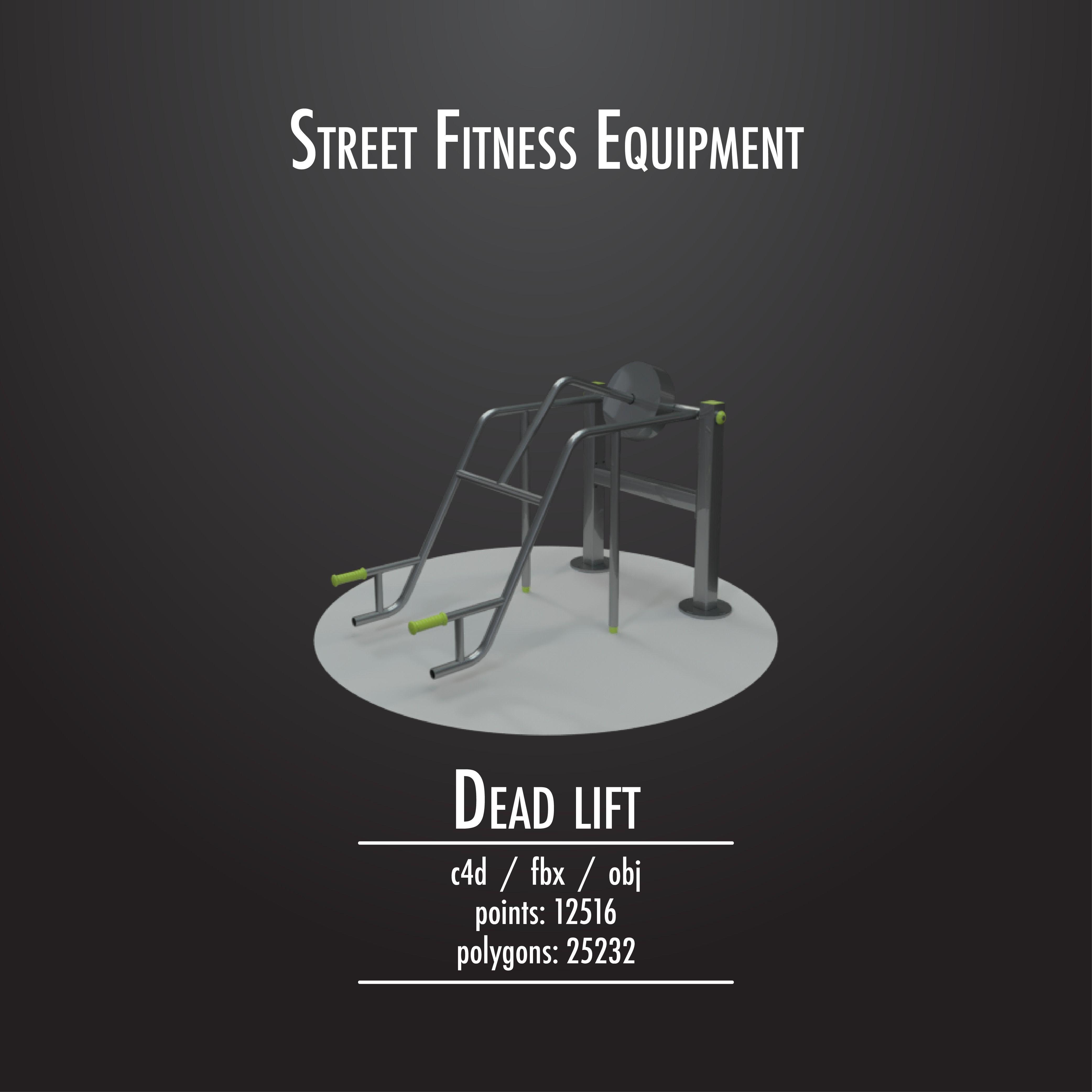 STREET FITNESS EQUIPMENT 50 3D model_50