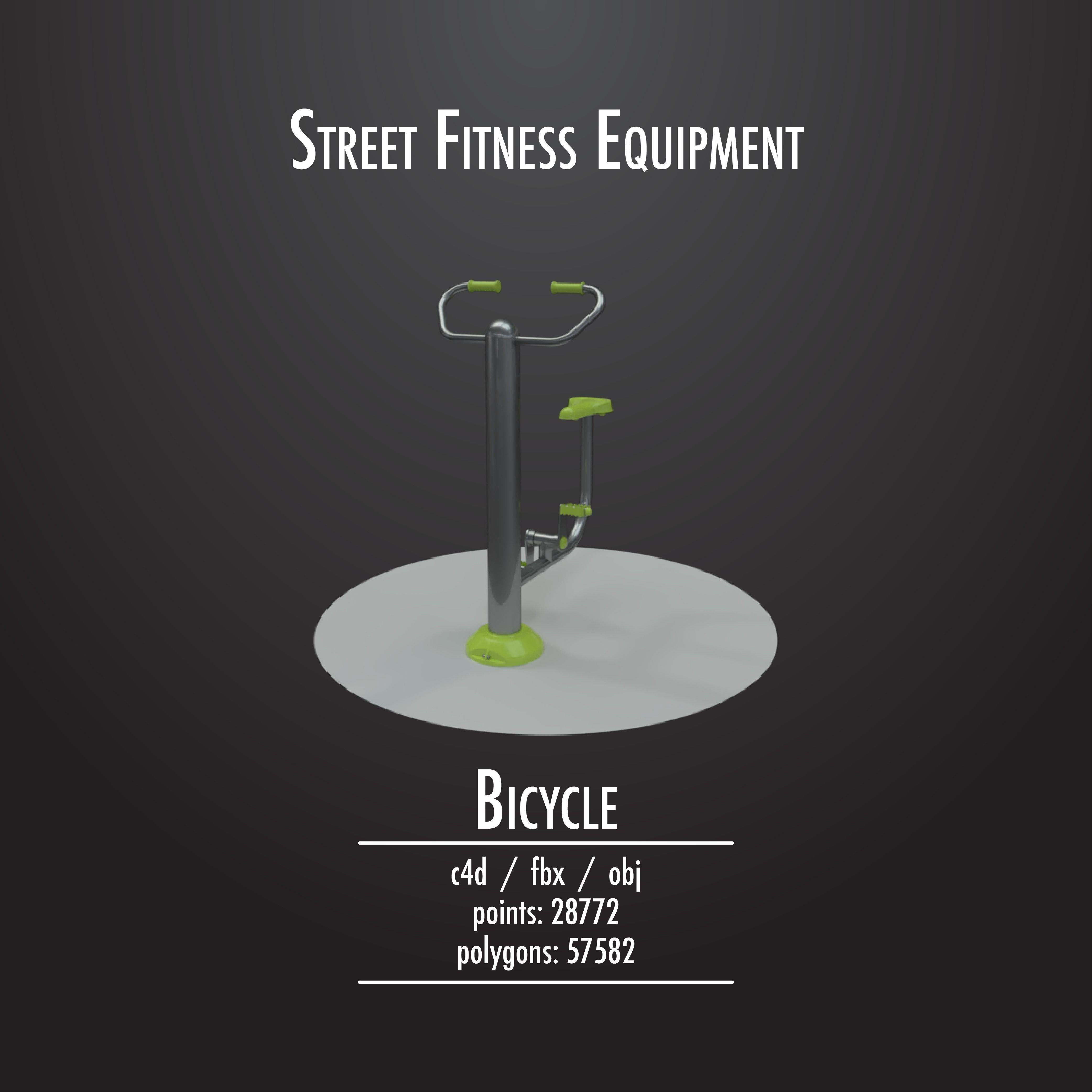 STREET FITNESS EQUIPMENT 50 3D model_1