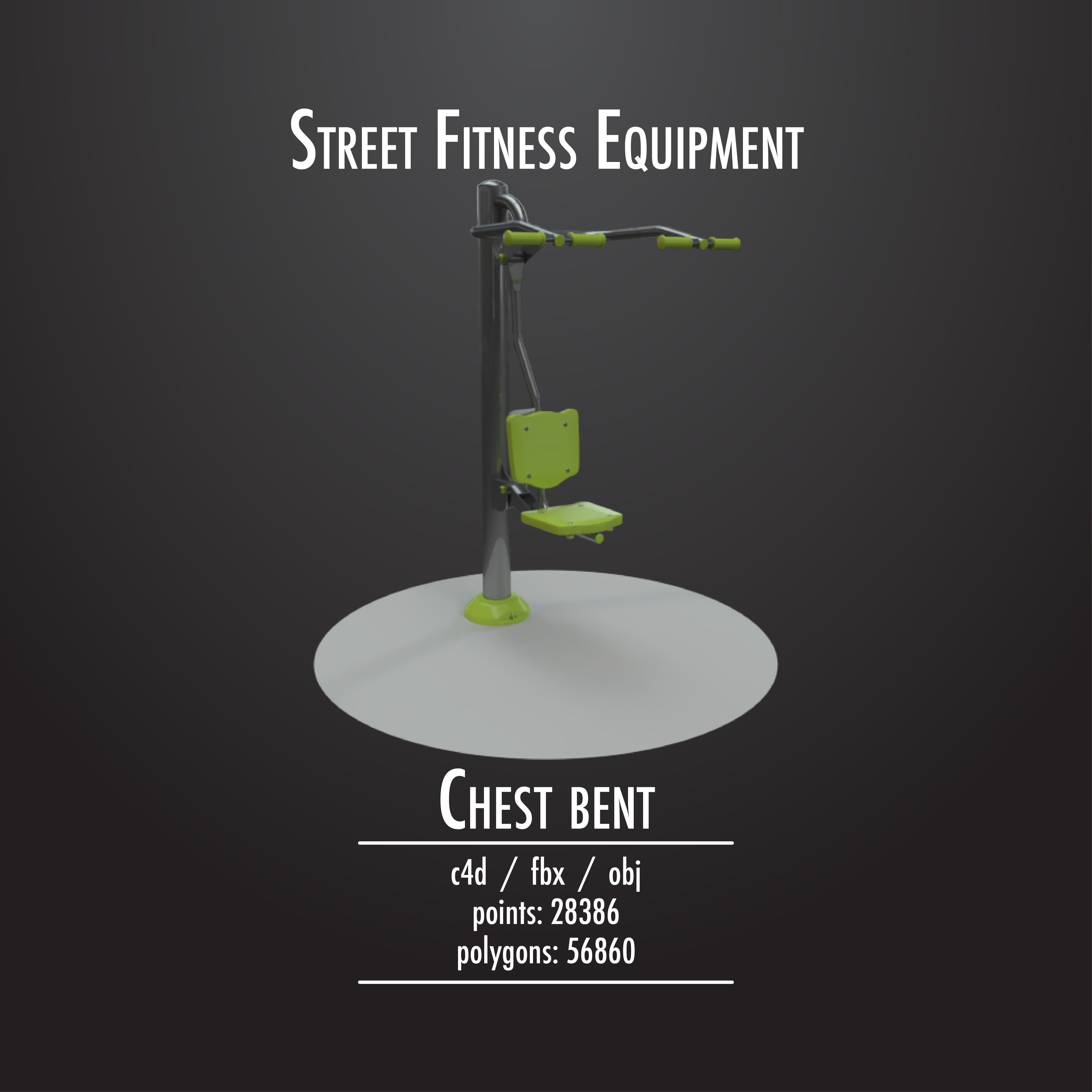 STREET FITNESS EQUIPMENT 50 3D model_6
