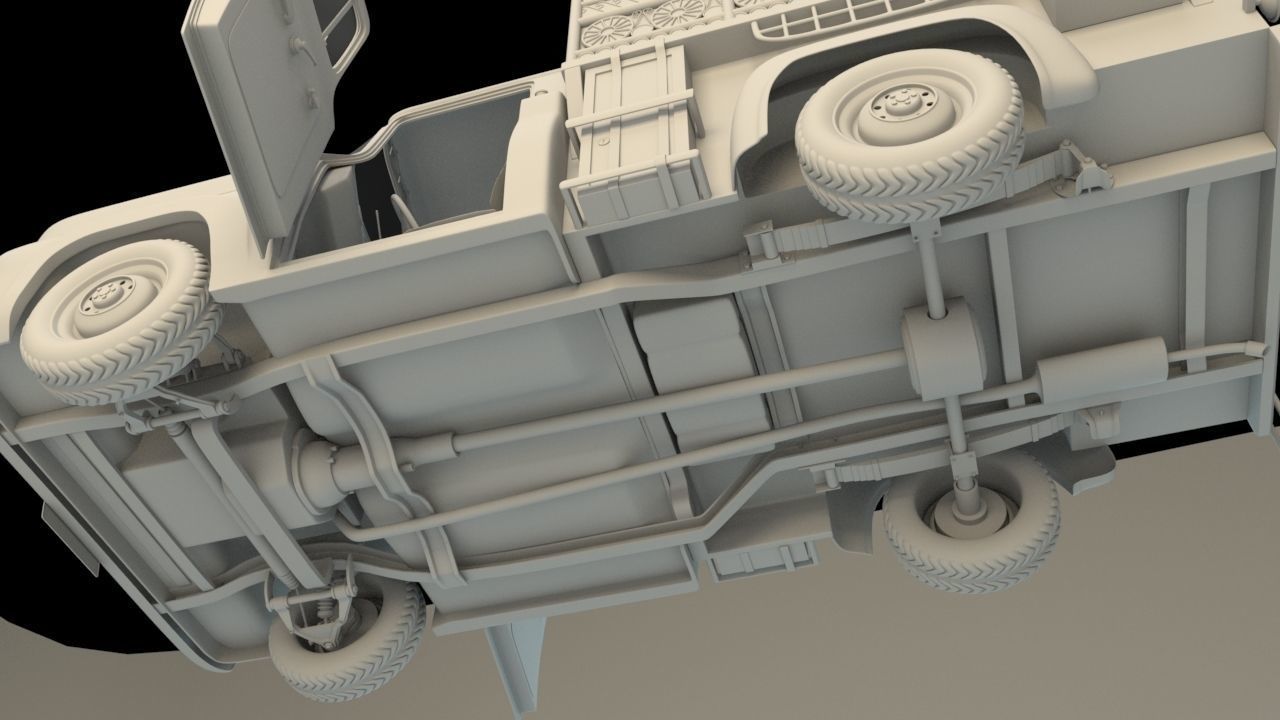 Old Truck 3D model_14