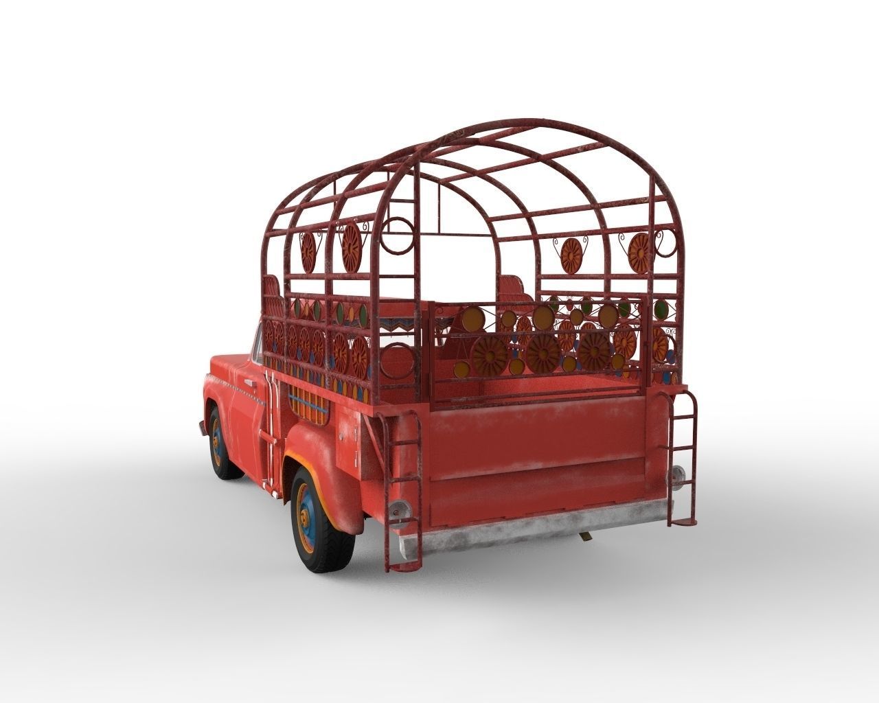 Old Truck 3D model_1