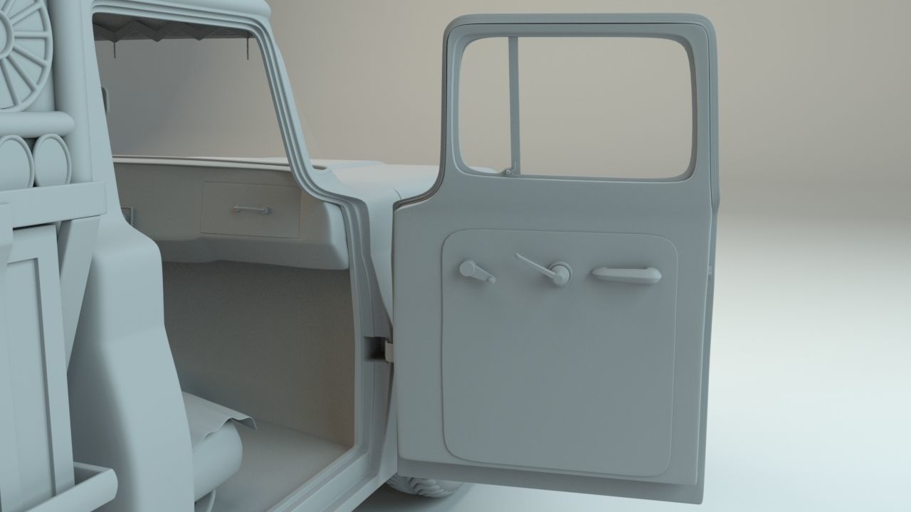 Old Truck 3D model_12