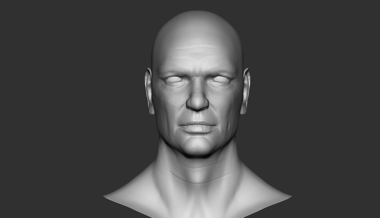 Male Head 3D model_15