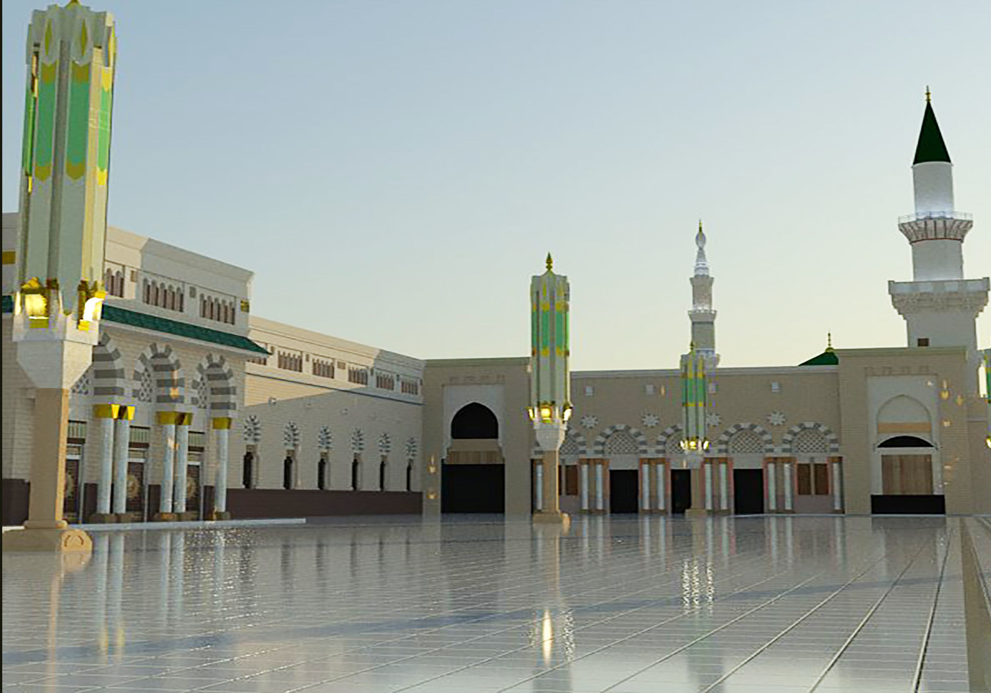 The Prophets Mosque  3D model_2