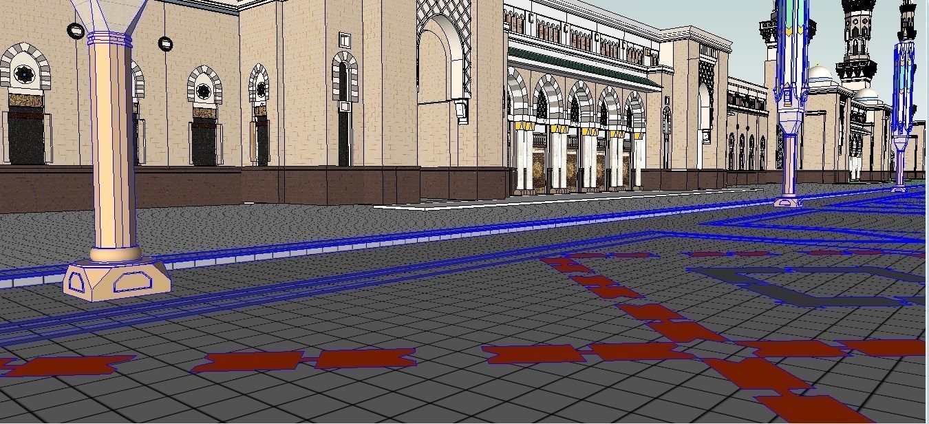 The Prophets Mosque  3D model_7