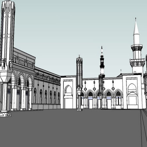 The Prophets Mosque  3D model_9