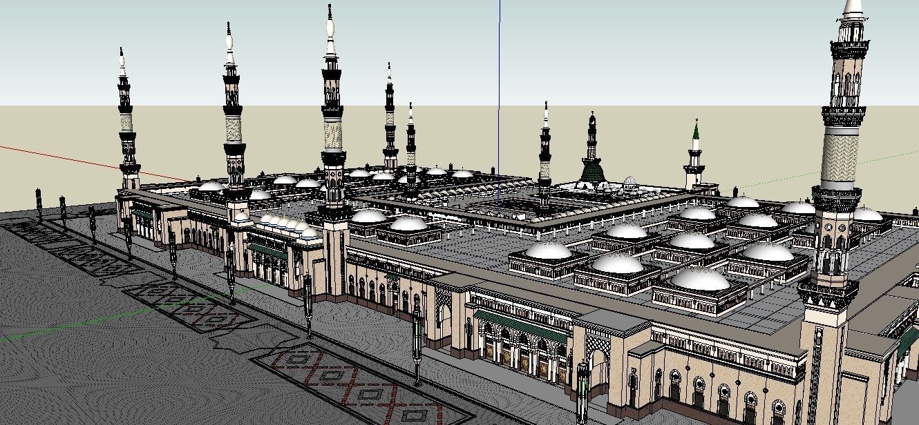 The Prophets Mosque  3D model_12