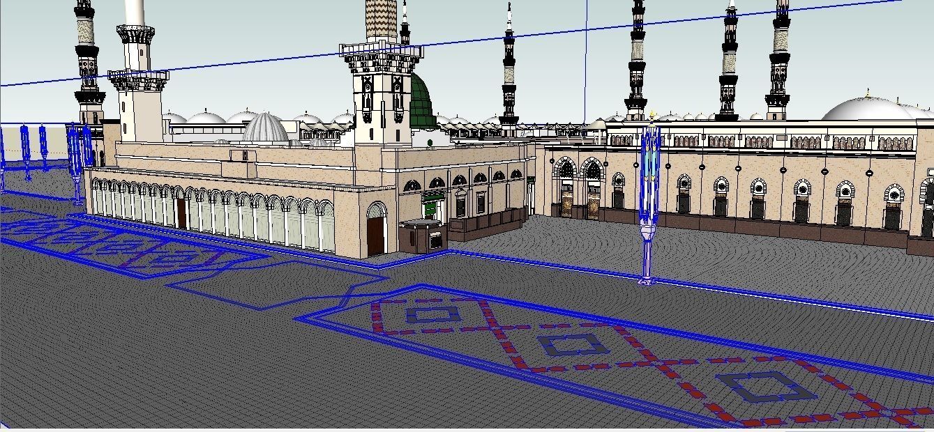 The Prophets Mosque  3D model_5