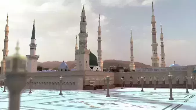 The Prophets Mosque  3D model