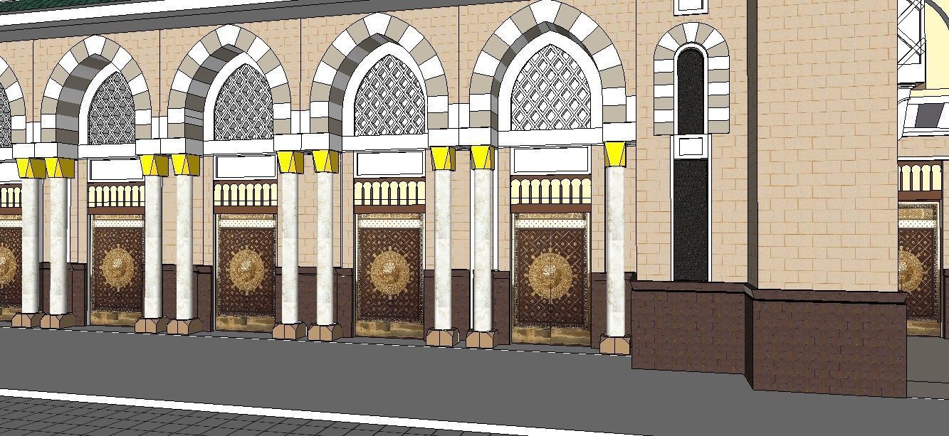 The Prophets Mosque  3D model_6
