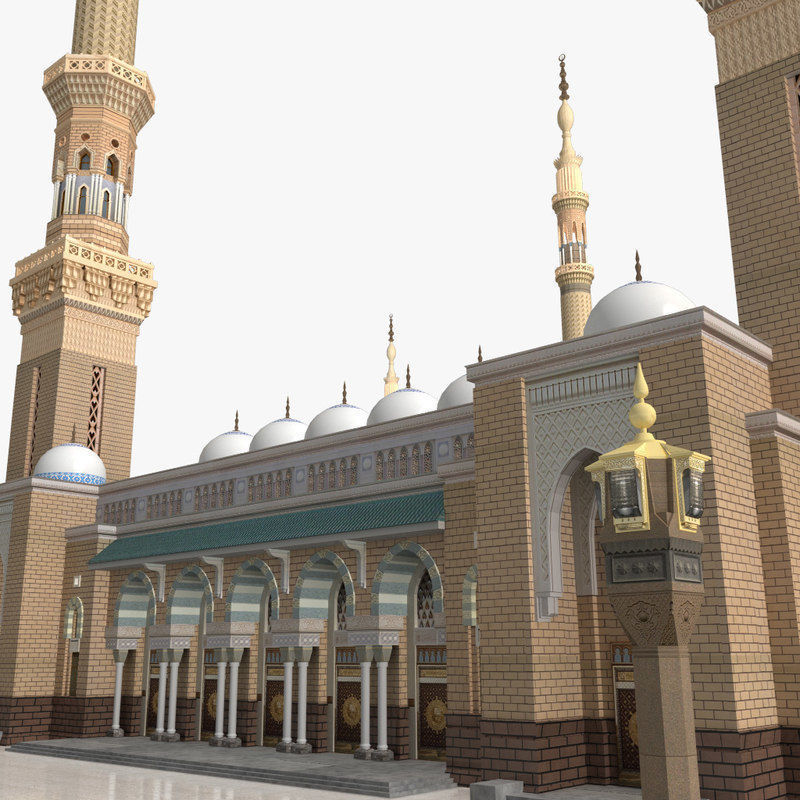 The Prophets Mosque  3D model_4
