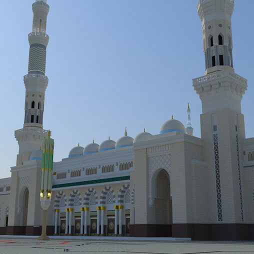 The Prophets Mosque  3D model_3