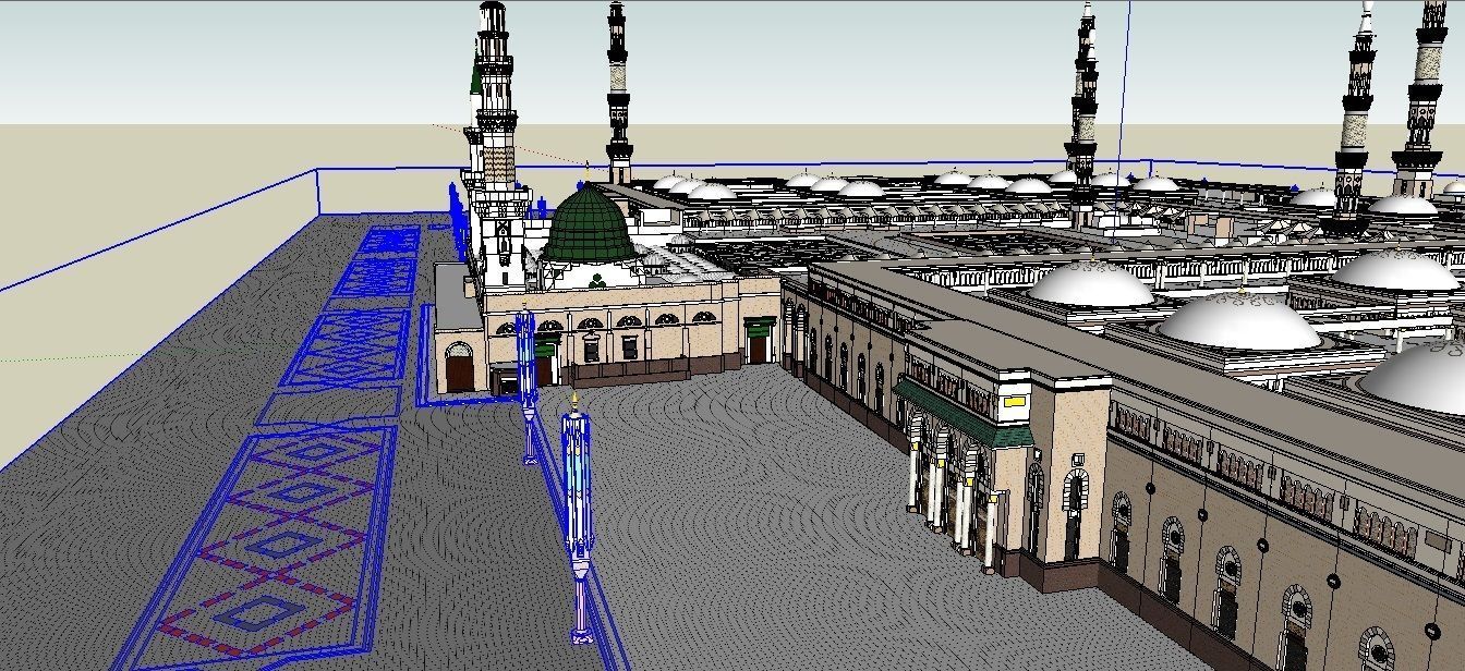 The Prophets Mosque  3D model_8