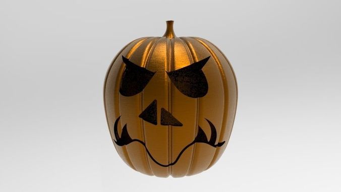 Halloween Pumpkin Free 3D print model