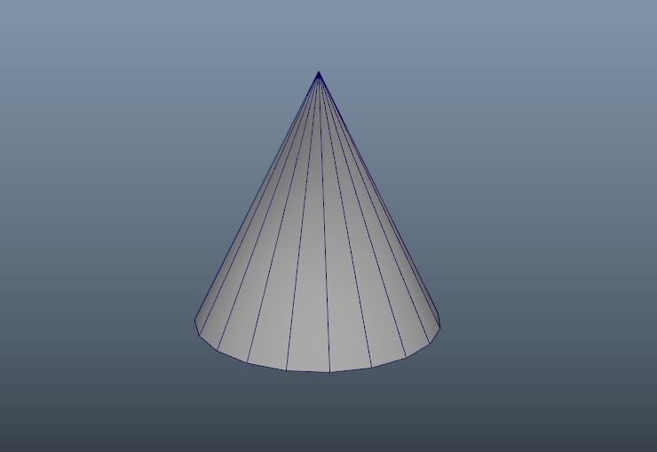 simpleCone1x2 cone Free low-poly 3D model