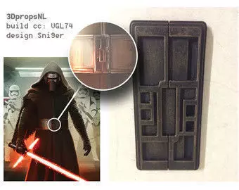 Kylos Belt Buckle 3D print model