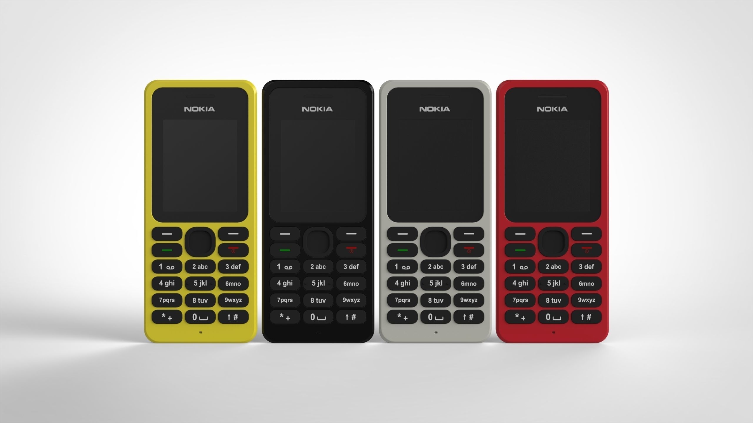 Nokia 130 Feature Phone Free 3D model_3
