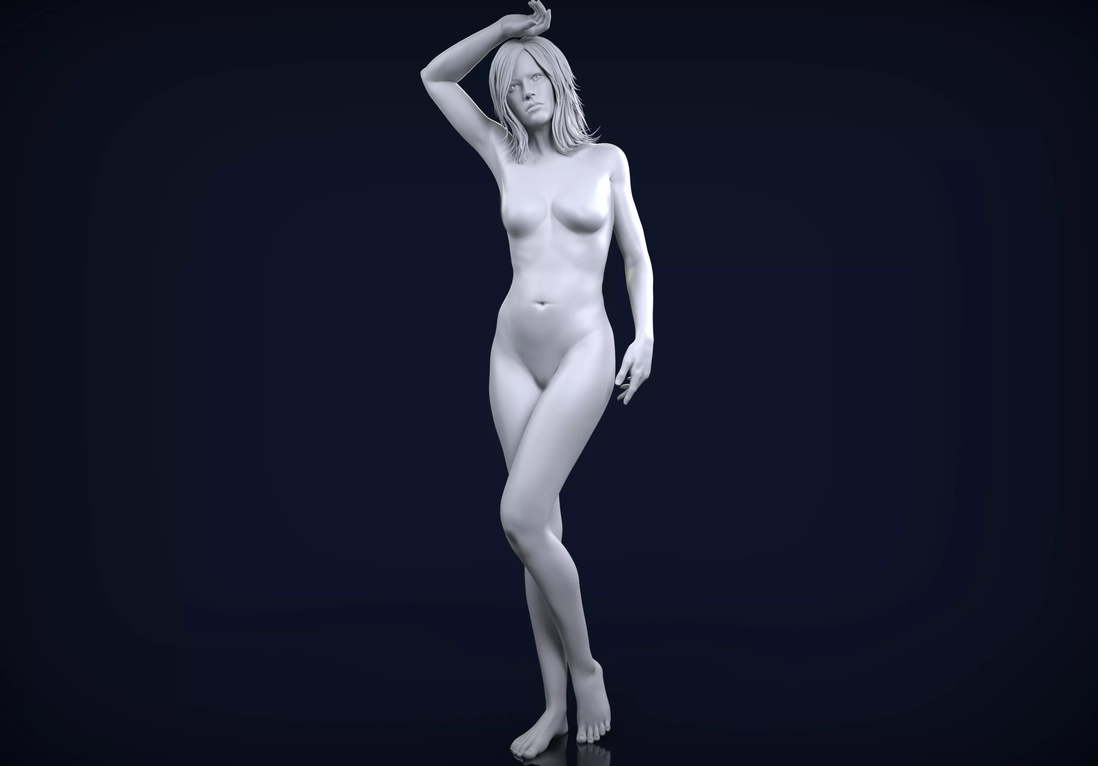 Zbrush Female Sculpt 03 3D model_0