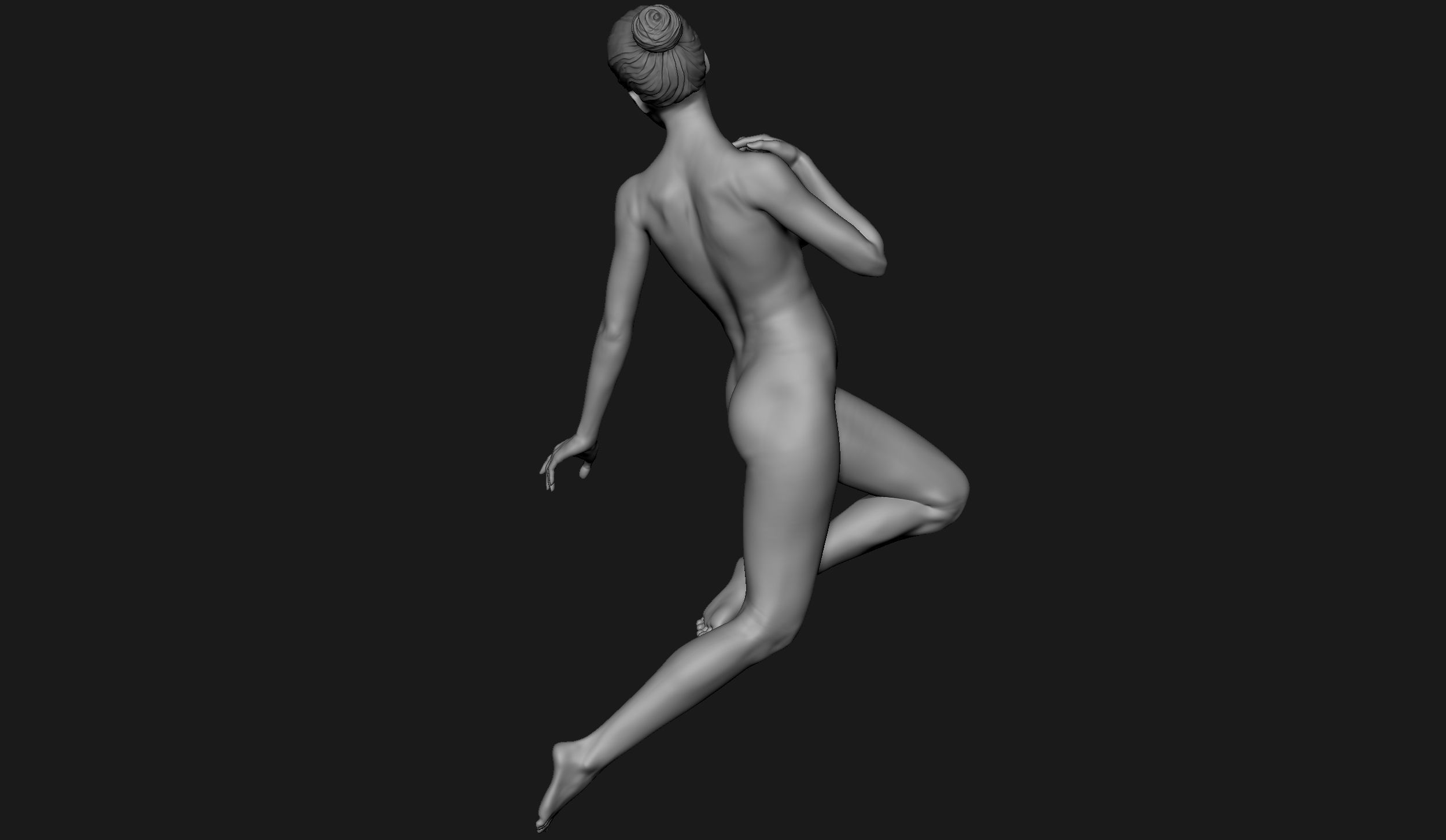 Zbrush Female Sculpt 04 3D model_4