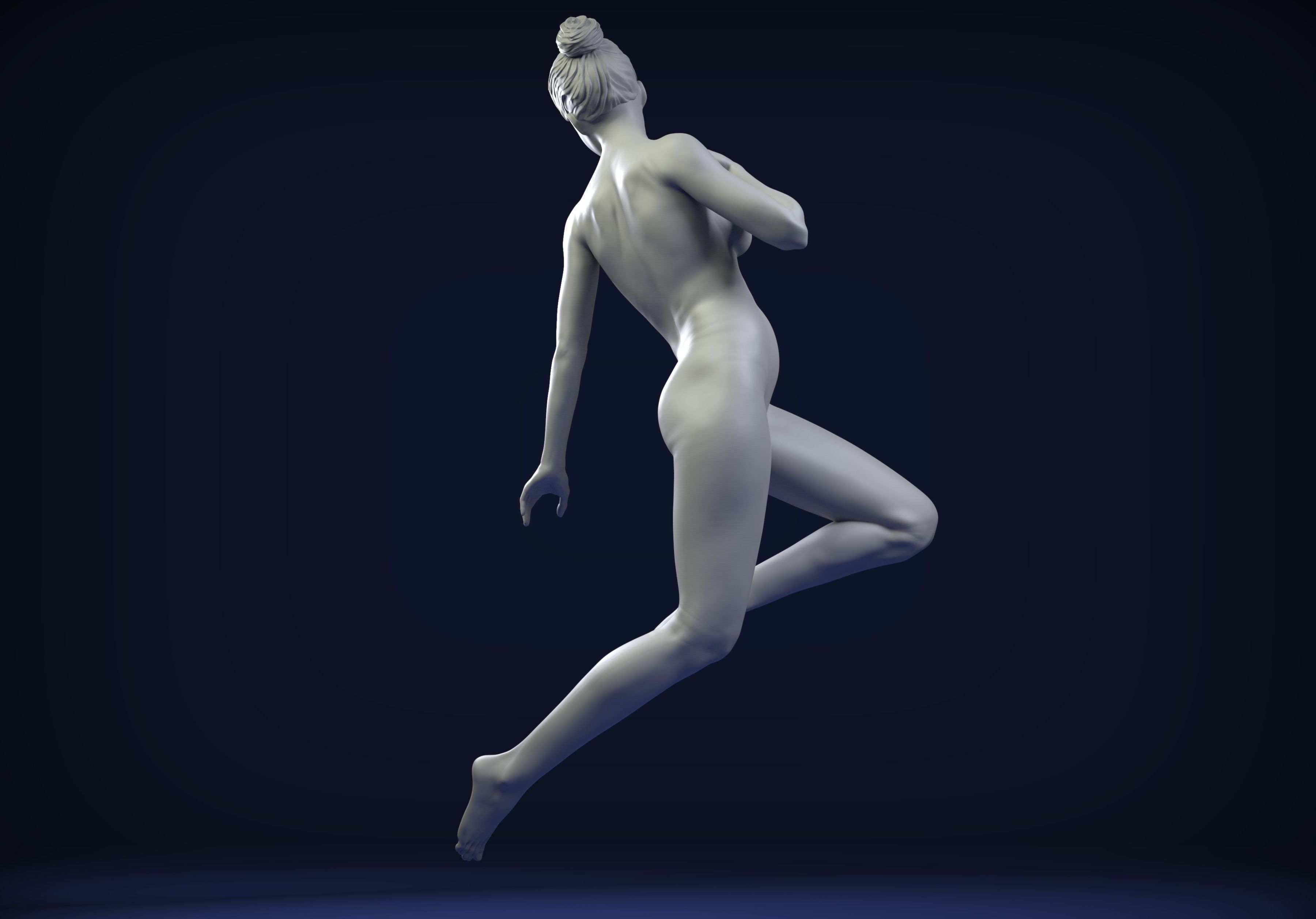 Zbrush Female Sculpt 04 3D model_2
