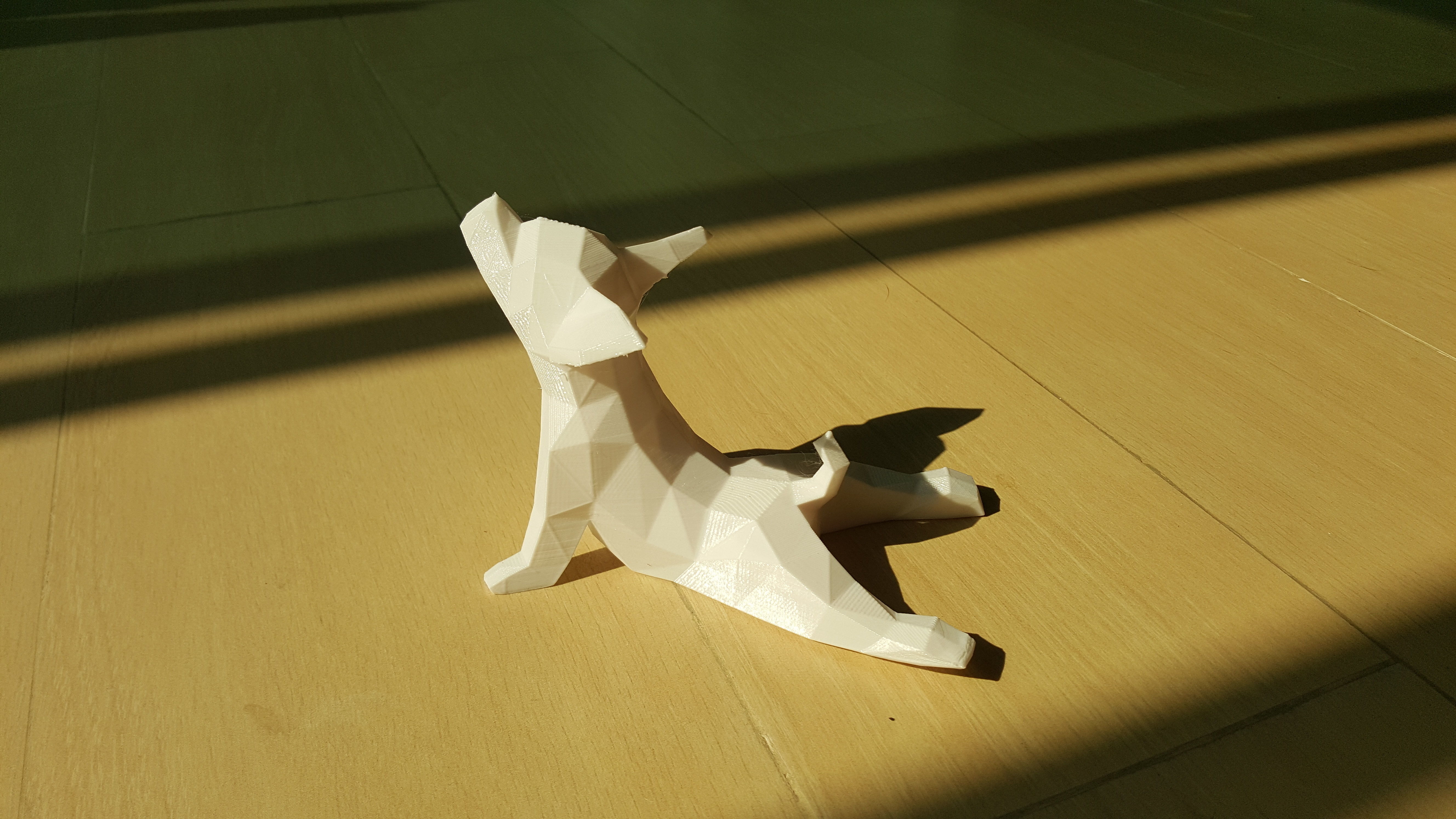 Low Polygon Chihuahua dog model 3D print model 3D print model_6