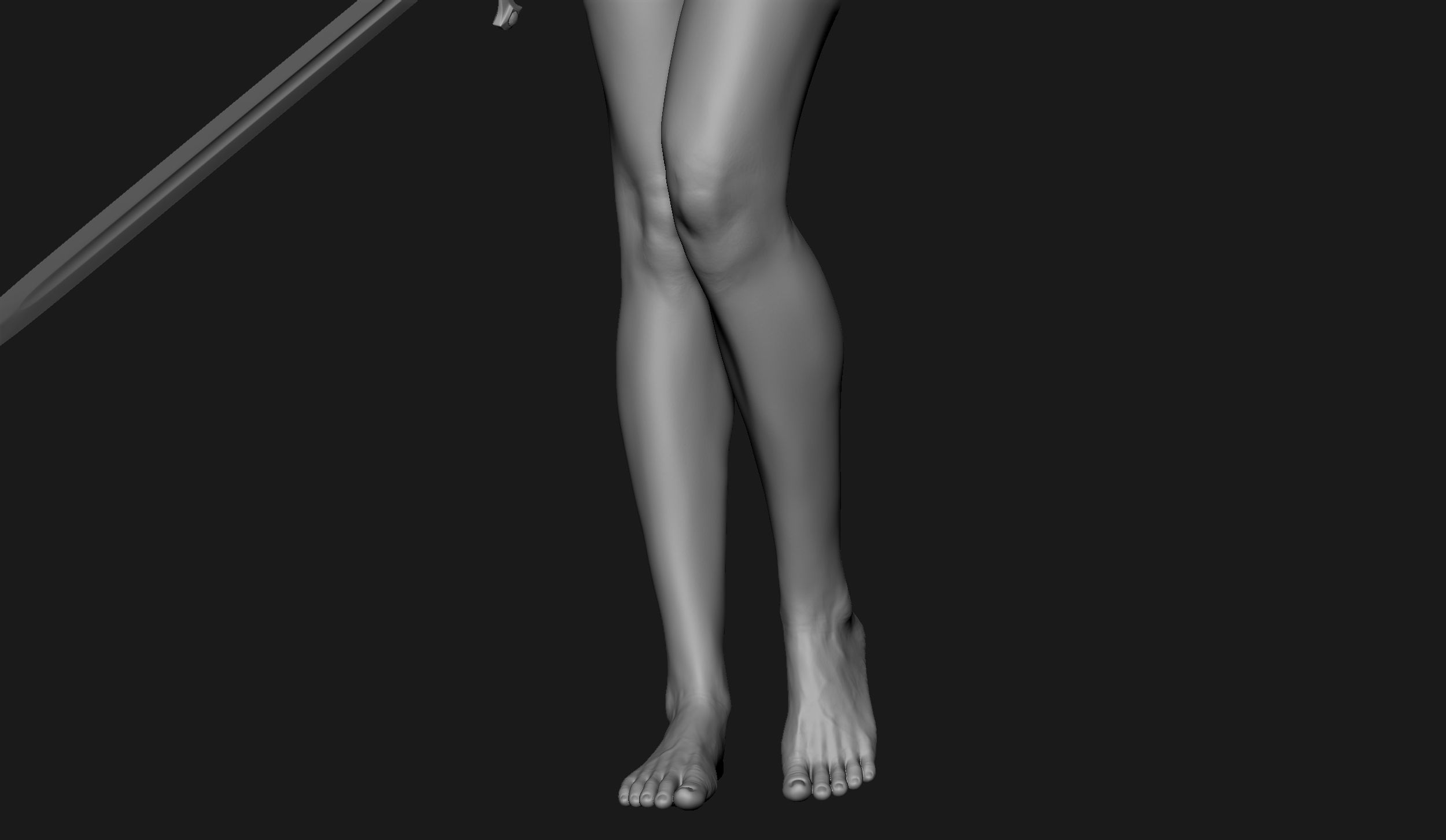 Zbrush Female Sculpt 05 3D model_13