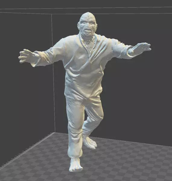 Creature from the black lagoon WALKS AMONG US toy figure 3D print model_0