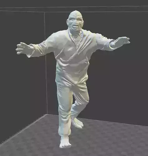 Creature from the black lagoon WALKS AMONG US toy figure 3D print model