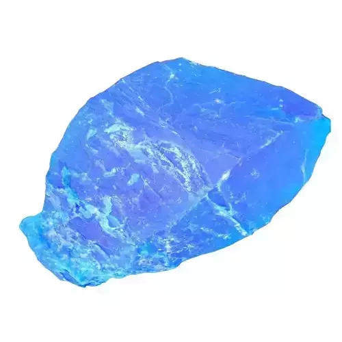 Blue Salt Crystal 2 Low-poly 3D model
