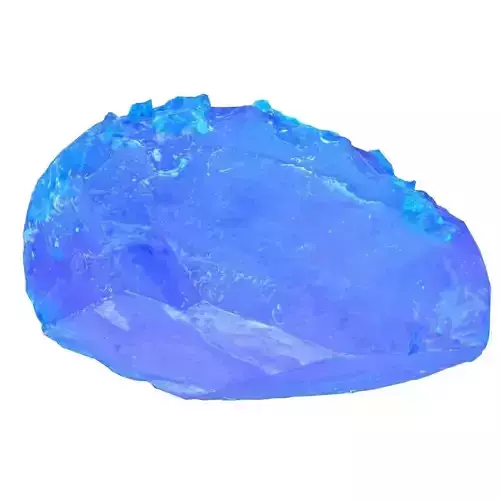 Blue Salt Crystal 3 Low-poly 3D model
