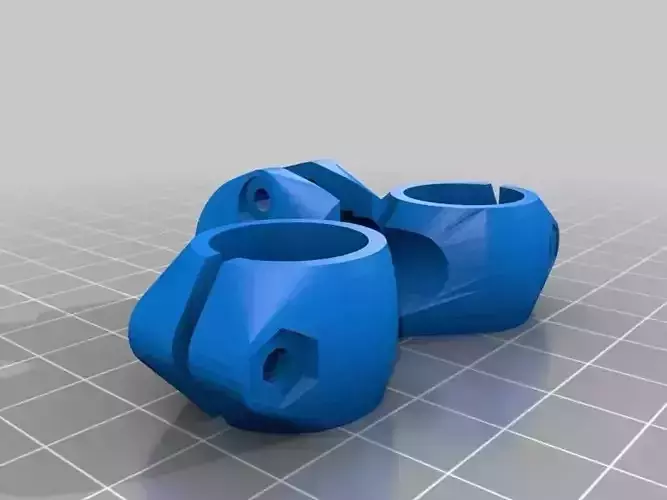 Improved bottom half for The Butterfly E3D mount