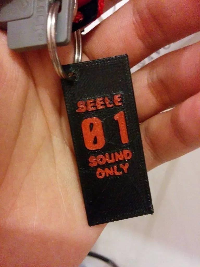 EVA Seele monolith key chain Free 3D print model