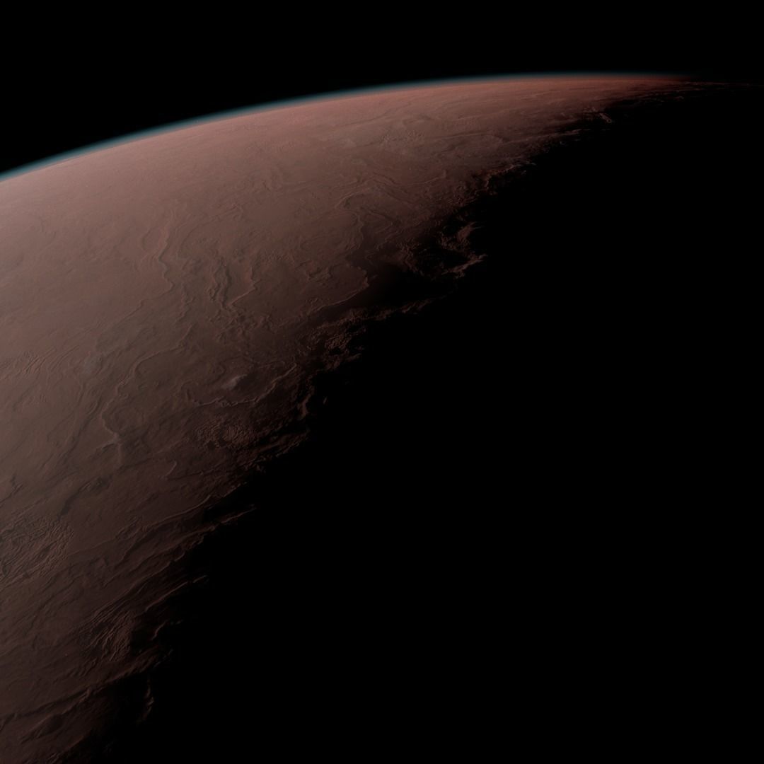 Alien planet model 1 - 16k photorealistic -warm superterran Low-poly 3D model_7