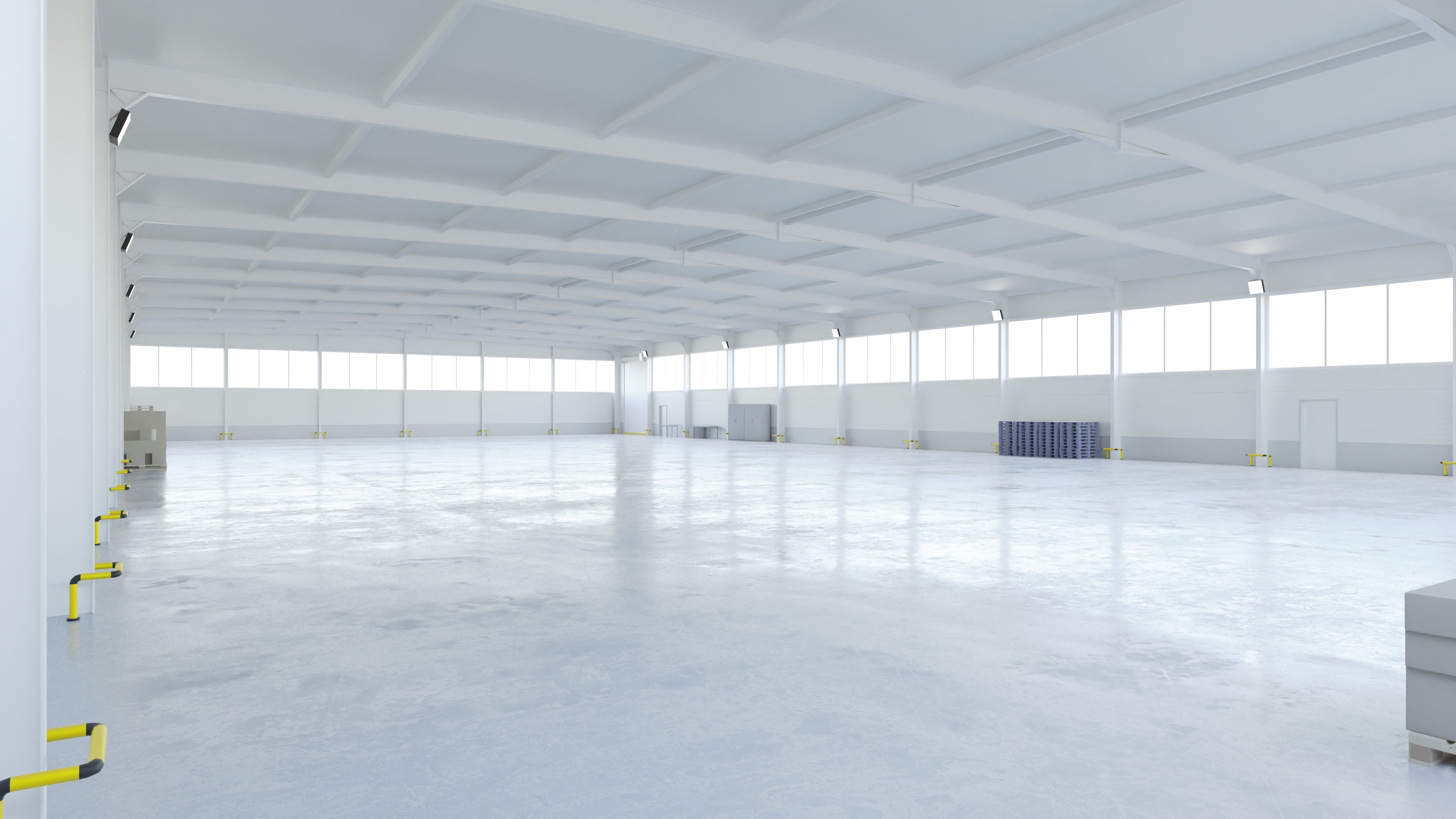 Warehouse Interior 5 Low-poly 3D model_2